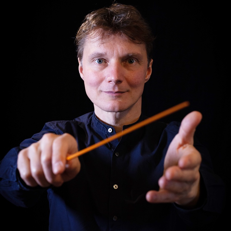 Mat Clasen with orange baton